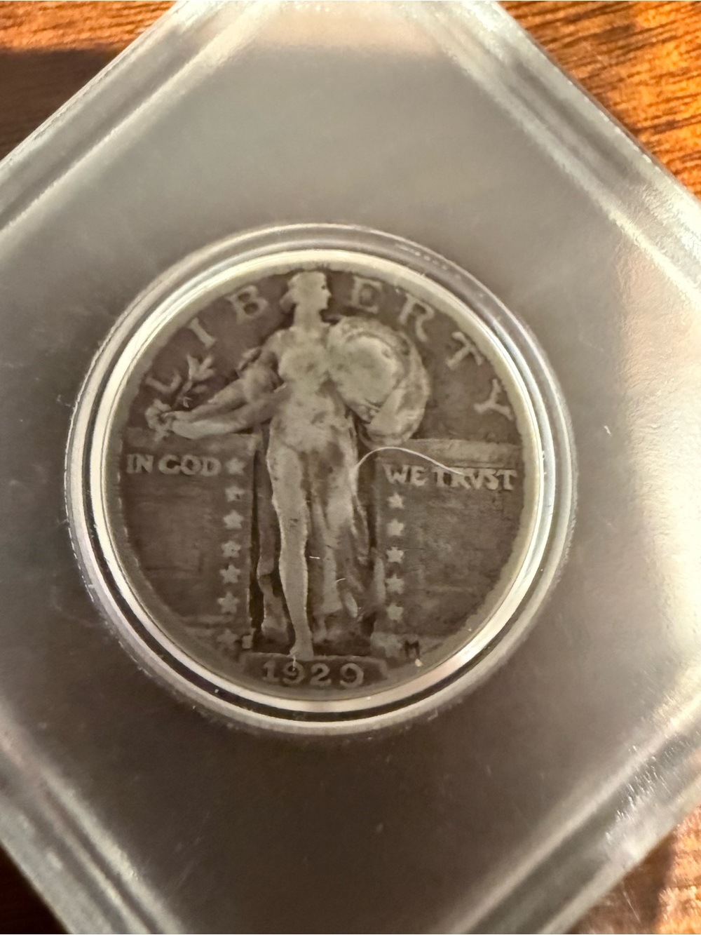 1929 Standing Liberty silver quarter